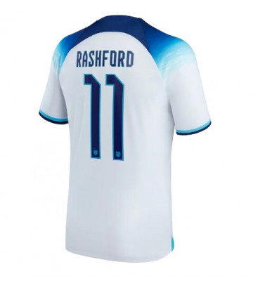 Lacne Muži Futbalové dres Anglicko Marcus Rashford #11 MS 2022 Krátky Rukáv - Domáci